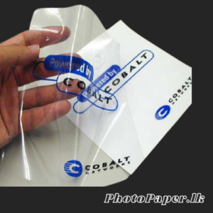 Transparent Sticker Paper A4 Size